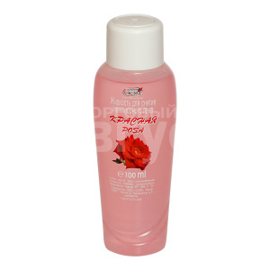 Жидкость для снятия лака Красная роза, 100 мл