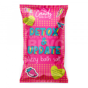 Соль для ванн Candy 12033 bath bar Detox & Update, дой-пак, 100 г