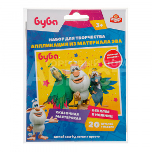 Аппликация 100EVA-APP-BUBA MultiArt EVA Буба, 18*15 см