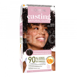 Краска для волос L'Oreal Casting Natural Gloss без аммиака тон 123, Ристретто
