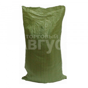 Мешок для строительного мусора 55*95 см, полипропилен, зеленый