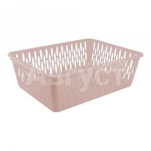 Корзина для хранения Keeplex Light, L 38*27,5*12 см, пластик, бежевый топаз