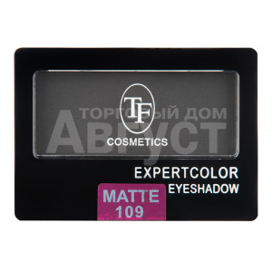 Тени для век Triumf Expertcolor Eyeshadow Mono, черный, тон 109