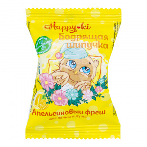 Соль для ванн Лаборатория Катрин Happyki 15083 Бодрящая шипучка, 40 г