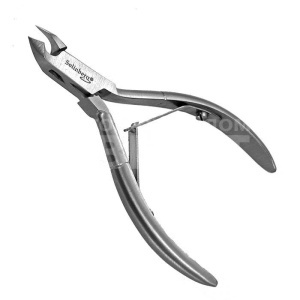 Кусачки маникюрные Solinberg 221а-32010/2 двухпружинные, лезвие 4 мм, 100 мм, цвет серебро