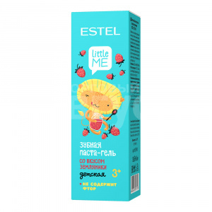 Зубная паста детская Estel Little Me со вкусом земляники, гель, 60 мл