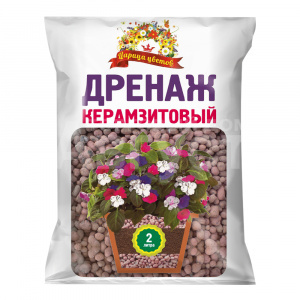 Дренаж Царица цветов керамзитовый, крупный, 10-20 мм, 2 л