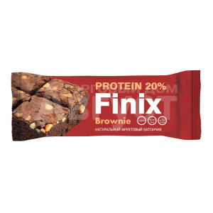 Батончик Finix финиковый с протеином, арахисом и какао, Брауни, 30 г