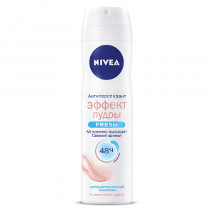 Дезодорант-антиперспирант женский Nivea Эффект Пудры Fresh, спрей, 150 мл