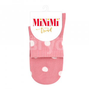 Носки женские Minimi MINI TREND 4209 с высокой резинкой в горошек, размер 35-38, Rosa Antico