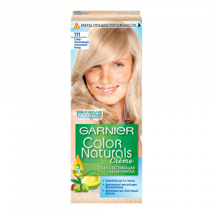 Краска для волос Garnier Color Naturals тон 111, Платиновый блонд