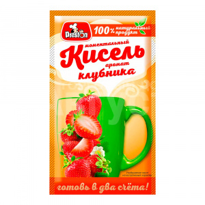 Кисель Preston С ароматом клубники, 30 г