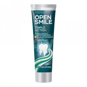Зубная паста Open Smile Антикариес, 50 г