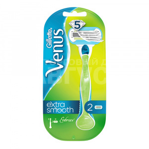 Станок для бритья Gillette Venus Embrace 5 лезвий с 2 сменными кассетами, женский, 1 шт