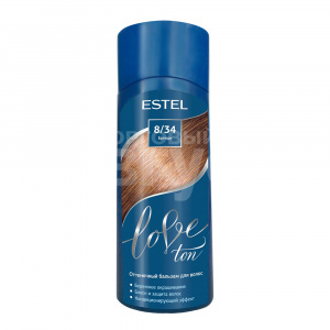 Бальзам для волос оттеночный Estel Love тон 8/34, бренди, 150 мл