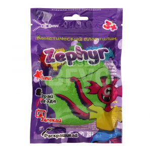 Пластилин 3779915 Кинетический Zephyr, зеленый