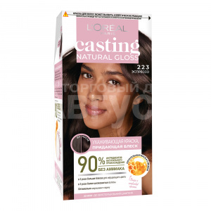 Краска для волос L'Oreal Casting Natural Gloss без аммиака тон 223, Эспрессо