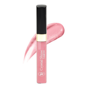 Помада для губ Triumf Crystal Shine Lipgloss жидкая, кукольно-розовая, тон 43, 25 г