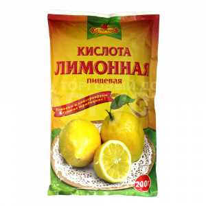 Лимонная Кислота 200г Россия