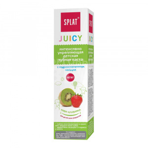 Зубная паста Splat детская Juicy киви-клубника, для всех возрастов, 35 мл