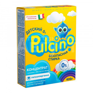Стиральный порошок Pulcino для детского белья, автомат, 400 г