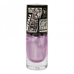 Лак для ногтей Triumf Color Gel Metall Аметистовый хром, тон 342, 8 мл