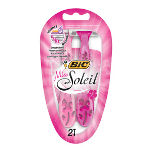 Станок для бритья Bic Miss Soleil 3 лезвия одноразовый, женский, 2 шт