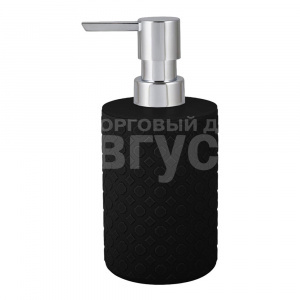 Дозатор для мыла Plast Team PT502210028 Black, пластик