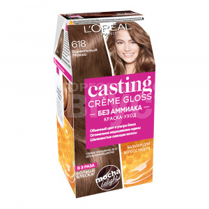 Краска для волос L'Oreal Casting Creme Gloss без аммиака тон 618, ванильный мокко