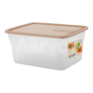 Контейнер для продуктов SE110311005 Sugar&Spice Honey прямоугольная форма, пластик, латте, 0,9 л