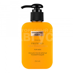 Лосьон после бритья Organic Men ExtraWater Firewood тонизирующий, 150 мл