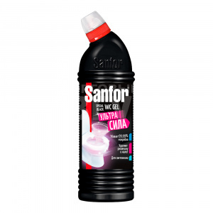 Чистящее средство Sanfor Special Black для сантехники, флакон, 750 л