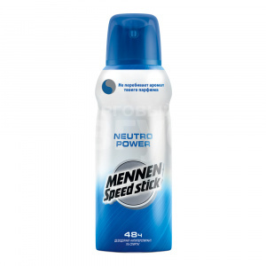 Дезодорант-антиперспирант мужской Mennen Speed Stick Neutro Power, спрей, 150 мл