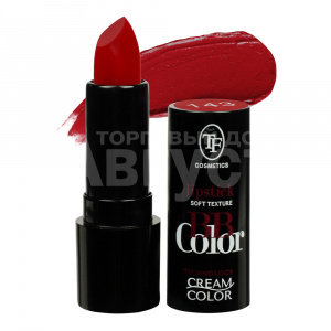 Помада для губ Triumf BB Color Lipstick кремовая, красный бархат, тон 143