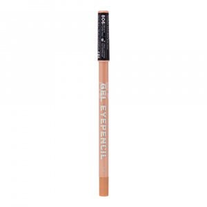 Карандаш для глаз Parisa Gel Eyepencil, гелевый, персиковый перламутр, тон 806