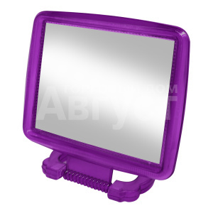 Зеркало ZCDE-06 настольное квадратное, 24,5 см, фиолетовый