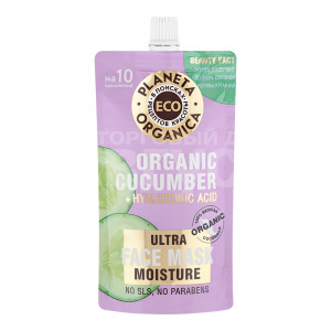Маска Planeta Organica ECO 100мл Organic cucumber увлажняющая