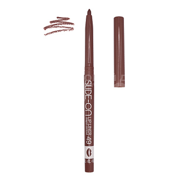 Карандаш для губ Triumf Slide-on Lip Liner автоматический, холодный нюд, тон 49