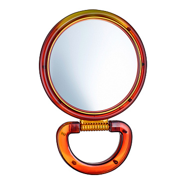 Зеркало ZCDE-33 настольное круглое, 10 см, коричневый