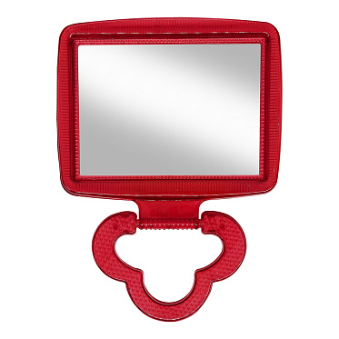 Зеркало ZCDE-01-2 настольное квадратное, 14*11 см, красный