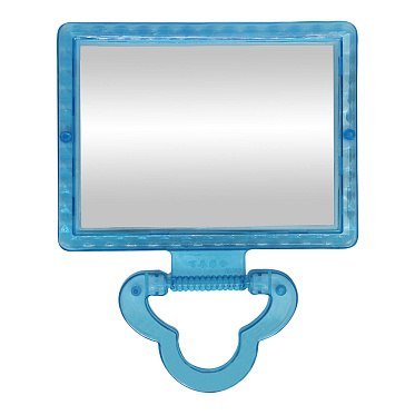 Зеркало ZCDE-01-3 настольное квадратное, 14*11 см, синий