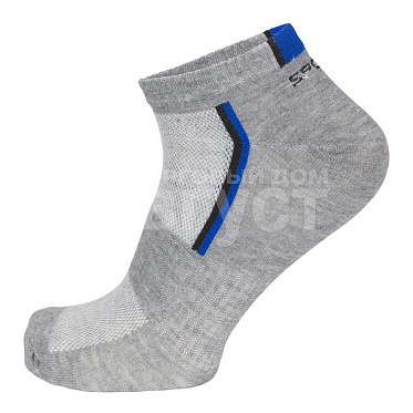 Носки мужские Oemen VM320 хлопковые, спортивные с полосками и надписью Sport, серый, размер 25