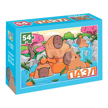Пазл Puzzle Time 10372358 Маленькие капибары, 54 элемента