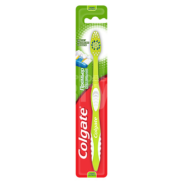 Зубная щетка Colgate Премьер Отбеливания средней жесткости щетина