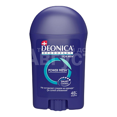 Дезодорант-антиперспирант мужской Deonica Power Fresh защита от пота и запаха на 48 часов, 40 мл