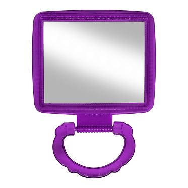 Зеркало ZCDE-06 настольное квадратное, 24,5 см, фиолетовый