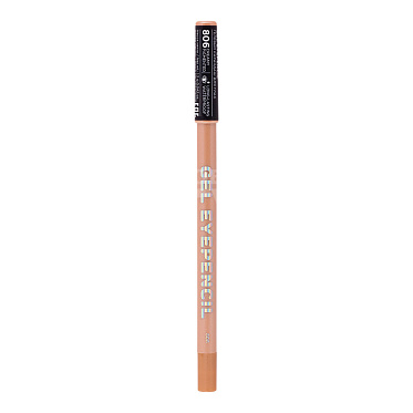 Карандаш для глаз Parisa Gel Eyepencil, гелевый, персиковый перламутр, тон 806