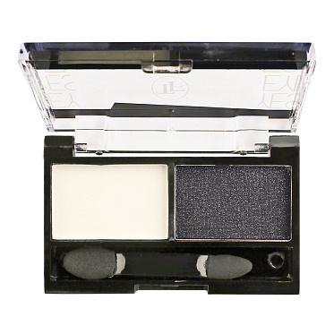 Тени для век Triumf Eyes палетка двойная 2 оттенка, Белый и Черный, тон 20