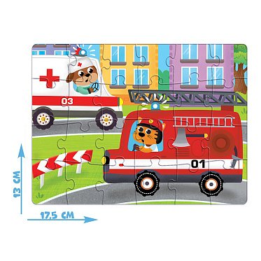 Пазл Puzzle Time 7005855 Полезные машины, 24 элемента