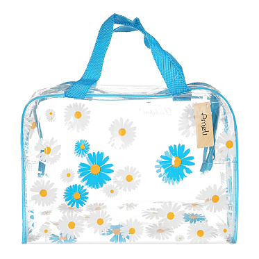 Косметичка Ameli WBG11413-59 банная, Цветы, прозрачная